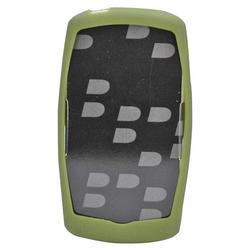 Blackberry RIM Cell Phone Skin Case for Pearl 8100 Smartphone - Rubber - Olive Green