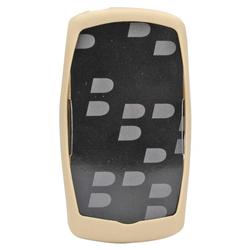 Blackberry RIM Cell Phone Skin Case for Pearl 8100 Smartphone - Rubber - Pale Gold