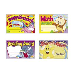 Trend Enterprises Recognition Award, Math8, 1/2 x5-1/2 , 30/Pack (TEIT81001)