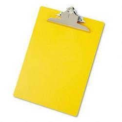 Saunders Mfg. Co., Inc. Recycled Clipboards, Plastic, Letter Size, Yellow Opaque (SAU21605)
