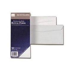 Wausau Papers Recycled Royal Fiber Fine Business Envelopes, #10 Size, 24 lb., Gray, 50/Pack (WAU93006)