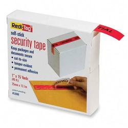 Redi-Tag/B. Thomas Enterprises Redi-Tag Medi-Labels Security Tape - 1 Width x 540 Length - Permanent - Red