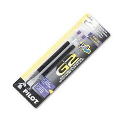 Pilot Corp. Of America Refills for G2 Gel, Dr. Grip Gel, ExecuGel Roller, Extra Fine, Purple Ink, 2/Pack (PIL77236)