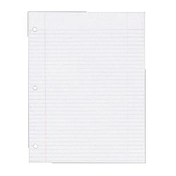 Sparco Products Reinforced Filler Paper, Wide Rule, 11 x8-1/2 , White (SPRWB213R)