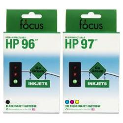 Abacus24-7 Reman HP 96 & 97 Valu 2-Pak: 1 black & 1 color