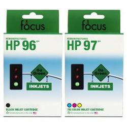 Abacus24-7 Reman HP 96 & 97 Valu 2-Pak: 1 black & 1 color