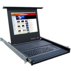 Rose Electronics RackView Fold-Forward KVM LCD Drawer - 1 Computer(s) - 15 Active Matrix TFT LCD - 1 x mini-DIN (PS/2) Keyboard, 1 x mini-DIN (PS/2) Mouse, 1 x