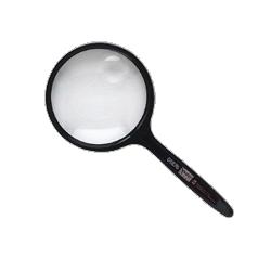 Sparco Products Round Hand-Held Magnifier,3-1/2 Diameter,Black Plastic Frame (SPR01876)