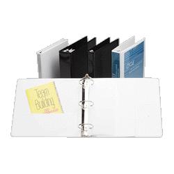 Sparco Products Round Ring Binder, No Lock Ring, 1/2 Cap, 11 x8-1/2 , White (SPR62453)