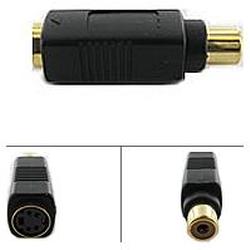 Abacus24-7 S-Video Female to RCA Female Adapter - Gold Plated