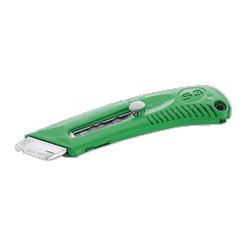 Pacific Handy Cutter S3 Safety Cutter,Right-Handed,Lever Release F/Blades,Green (PHCS3R)