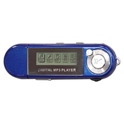 SDAT Aim-1G-Blue - 1G Mp3 Player with Voice Recoder and FM Tuner