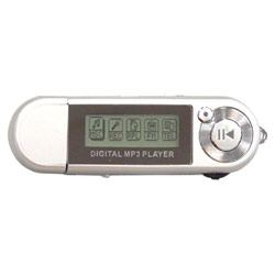 SDAT Aim-1G-Silver - 1G Mp3 Player with Voice Recoder and FM Tuner