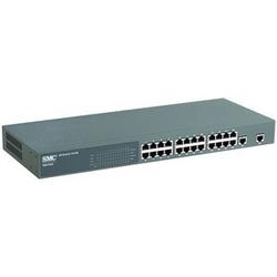 SMC EZ Switch SMCFS26 Ethernet Switch - 24 x 10/100Base-TX LAN, 2 x 10/100/1000Base-T Uplink