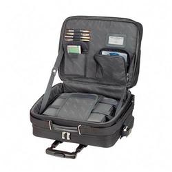 United States Luggage SOLO Rolling Computer Case - Clam Shell - Ballistic Nylon - Black