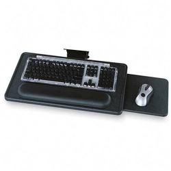 Safco Products Safco Ergo-Comfort Articulating Keyboard/Mouse Arm - 0.75 x 21.75 x 11.75 - Black Granite