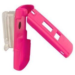 Wireless Emporium, Inc. Samsung A707 SYNC Snap-On Rubberized Protector Case w/Clip (Hot Pink)