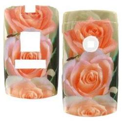 Wireless Emporium, Inc. Samsung A707 SYNC Three Flowers Snap-On Protector Case Faceplate