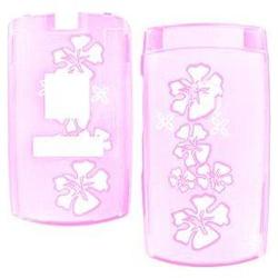 Wireless Emporium, Inc. Samsung A707 SYNC Trans. Pink Hawaii Snap-On Protector Case Faceplate