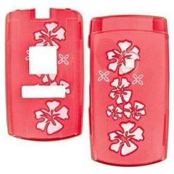 Wireless Emporium, Inc. Samsung A707 SYNC Trans. Red Hawaii Snap-On Protector Case Faceplate