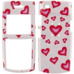 Wireless Emporium, Inc. Samsung A727 Glitter Hearts Snap-On Protector Case Faceplate