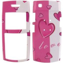 Wireless Emporium, Inc. Samsung A727 Pink Hearts Snap-On Protector Case Faceplate