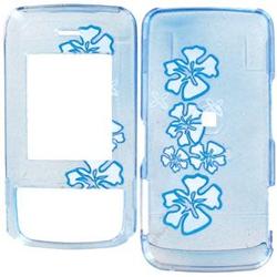 Wireless Emporium, Inc. Samsung Blast SGH-T729 Trans. Blue Hawaii Snap-On Protector Case Faceplate