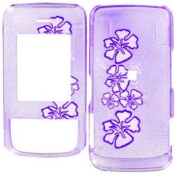 Wireless Emporium, Inc. Samsung Blast SGH-T729 Trans. Purple Hawaii Snap-On Protector Case Faceplate