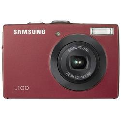 SAMSUNG DIGITAL Samsung L100 8 Megapixels, 3x Optical Zoom, 2.5 LCD Display, Face Detection Digital Camera - Red