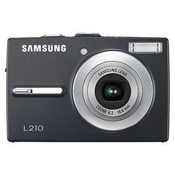 SAMSUNG DIGITAL Samsung L210 10 Megapixels, 3x Optical Zoom, Dual Image Stabilization, Face Detection Digital Camera - Black