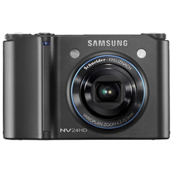 SAMSUNG DIGITAL Samsung NV24HD 10 Megapixel HD Digital Camera with HDMI, 24mm Wide View, 2.5 AMOLED, Dual Image Stabilization, Face Detection & Smart Touch User Interface