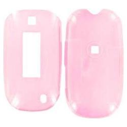 Wireless Emporium, Inc. Samsung SGH-T329 Stripe Trans. Pink Snap-On Protector Case Faceplate