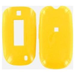Wireless Emporium, Inc. Samsung SGH-T329 Stripe Yellow Snap-On Protector Case Faceplate