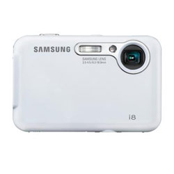 SAMSUNG DIGITAL Samsung i8 8 Megapixels, 3x Optical Zoom Lens, Digital Image Stabilization, Portable Multimedia Digital Camera - White
