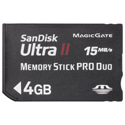 SanDisk Corporation SanDisk 4GB UltraII MemoryStick ProDuo
