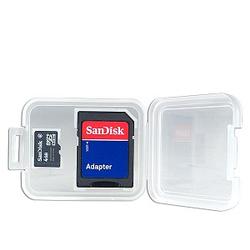 SanDisk 4GB microSDHC Memory Card w/Adapter (SDSDQ-4096)