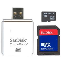 SanDisk 6GB microSD High Capacity (microSDHC) Card - (Class 4) - 6 GB