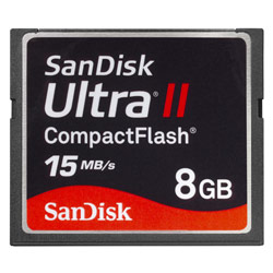 SanDisk 8GB Ultra II CompactFlash