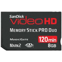 SanDisk Corporation SanDisk 8GB Video HD Memory Stick PRO Duo - 8 GB