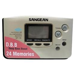 Sangean America Sangean DT-110 Portable AM/FM Stereo Radio - 6 x AM, 15 x FM, 3