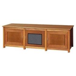 Sanus WFV66 Cherry Triple Wide Lowboy Cabinet for 37- to 69-inch TVs