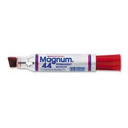 Faber Castell/Sanford Ink Company Sharpie® Magnum® Permanent Marker, 1/2 Wool Nib, Red Ink (SAN44002)