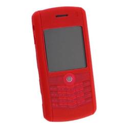 Eforcity Silicone Skin Case for Blackberry Pearl 8100, Red