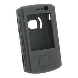 Eforcity Silicone Skin Case for Nokia N95, Black