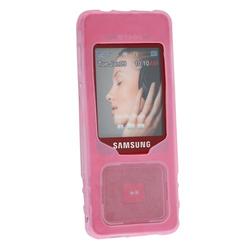 Eforcity Silicone Skin Case for Samsung F300 / F308, Pink by Eforcity