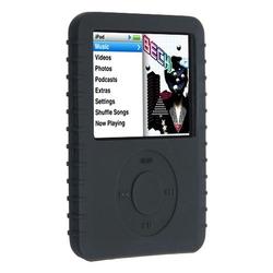 Eforcity Silicone Skin Case for iPod Gen3 Nano, Black