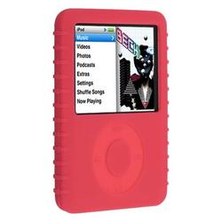 Eforcity Silicone Skin Case for iPod Gen3 Nano, Red