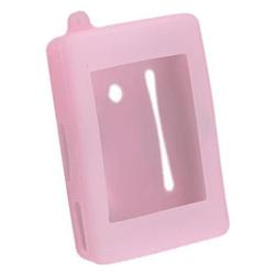 Eforcity Silicone Skin Case with Belt Clip for iRiver U10 / Clix Gen 1, Pink