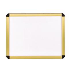 Ghent Manufacturing, Inc. Snap Frame, Anti Glare Cover, Acrylic, 18 x24 , Black (GHEDVB1824)