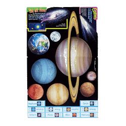 Trend Enterprises Solar System Bulletin Board, English/Spanish (TEIT8014)